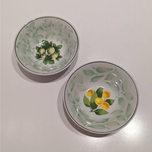Boda Shop Sweden Berry Fruit Bowls Set of 2, Harvest Autumn Fall Country Cottage